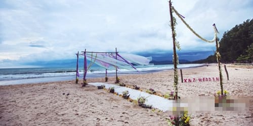 海島婚禮策劃 藍(lán)天大海見證完美愛情  第1張