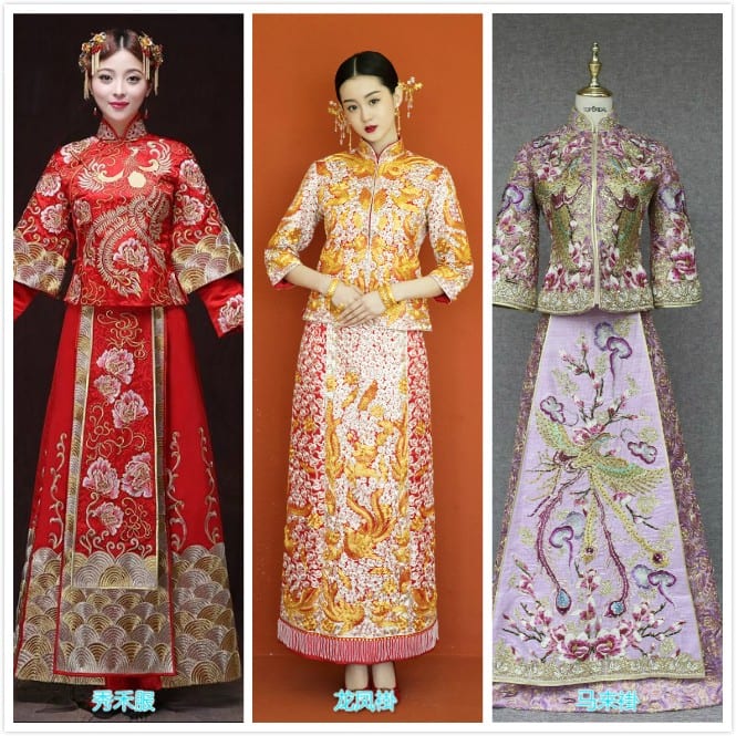除了龍鳳褂和秀禾服，又有一種中式禮服火了！結婚前一定要知道  第4張