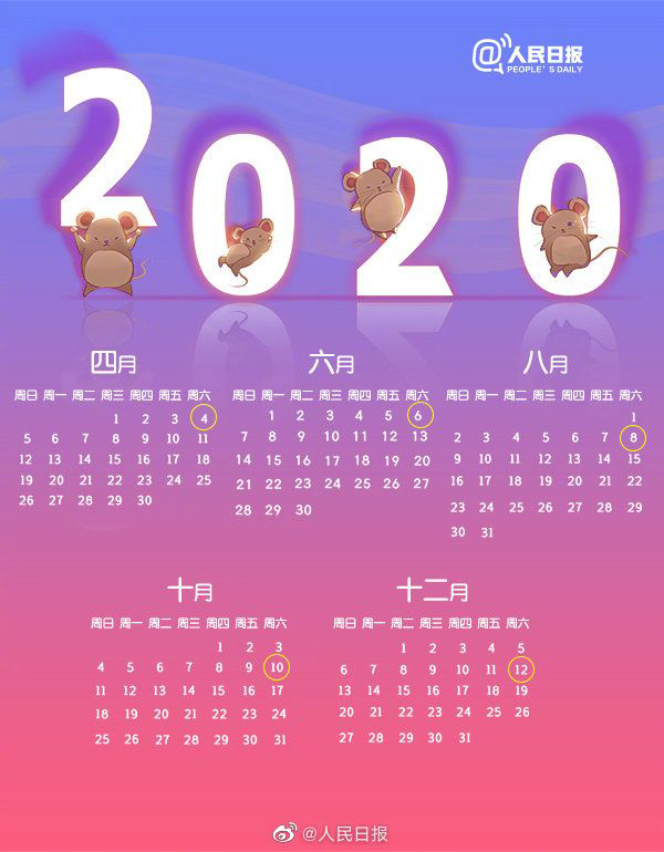 快看！錯過了20200202千年一遇的對稱日，2020年還有5個神奇的星期六！  第1張