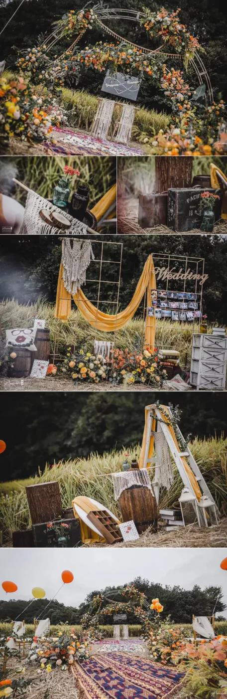 農村婚禮如何布置漂亮？自然布置、精致小物，都能提升逼格！  第31張